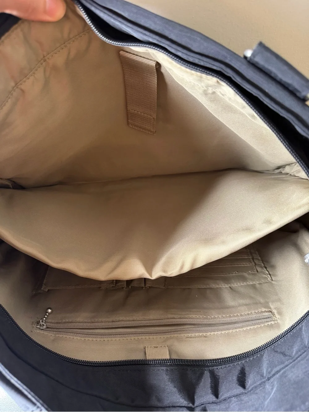 Baggallini Black Laptop Tote with Multiple Zip Pockets
